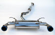 Invidia Q300 Burnt Titanium-Tip Cat-Back Exhaust - 2013-2021 Subaru BRZ