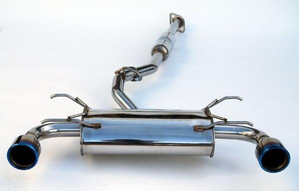 Invidia Q300 Burnt Titanium-Tip Cat-Back Exhaust - 2013-2021 Subaru BRZ
