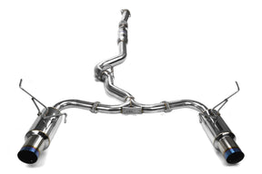 Invidia Dual N1 Titanium-Tip Cat-Back Exhaust - 2015-2021 Subaru WRX / STI