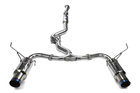 Invidia Dual N1 Titanium-Tip Cat-Back Exhaust - 2015-2021 Subaru WRX / STI