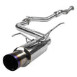 Invidia N1 Burnt Titanium-Tip Cat-Back Exhaust - 2015-2021 Subaru WRX / STI
