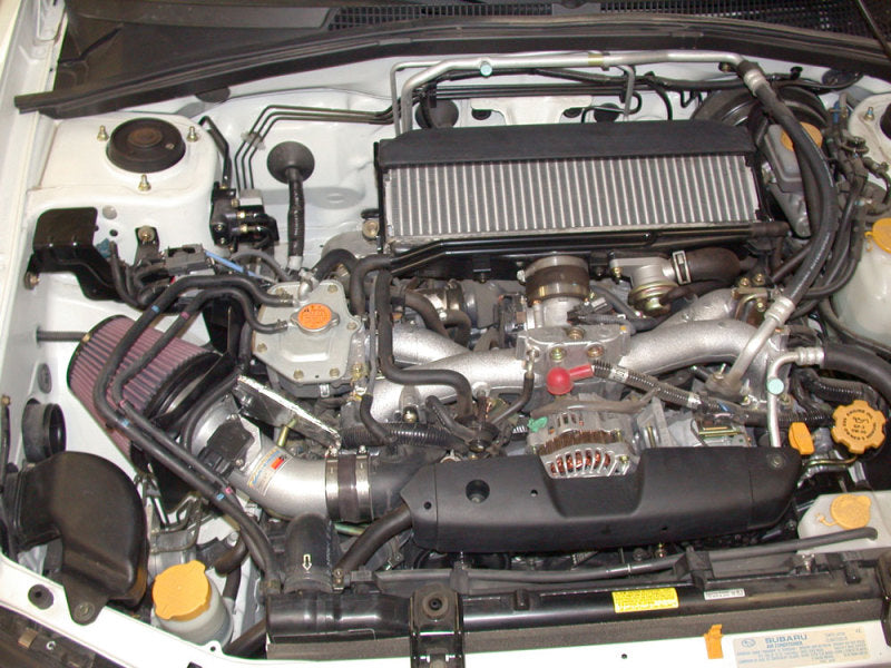 K&N F4-2.5L Silver Typhoon Short Ram Intake - 2004-2006 Subaru Forester