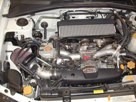K&N F4-2.5L Silver Typhoon Short Ram Intake - 2004-2006 Subaru Forester