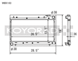 Koyo RS Performance Radiator - 1999-2002 Subaru Forester