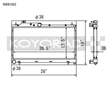 Koyo (MT / w/ Filler Neck) Radiator - 2005-2009 Subaru Legacy