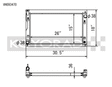 Koyo 2.0L Non-Turbo / 2.5L Non-Turbo Aluminum Radiator - 2018-2022 Subaru Crosstrek
