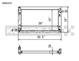 Koyo 2.0L Non-Turbo / 2.5L Non-Turbo Aluminum Radiator - 2018-2022 Subaru Crosstrek