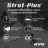 KYB Strut Plus Shocks & Struts - Rear - 2011-2018 Subaru Impreza
