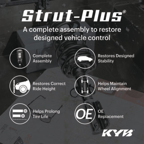 KYB Strut-Plus Assembly - Rear - 2017 Subaru Forester