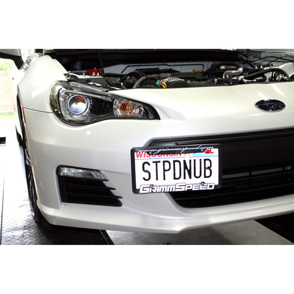 GrimmSpeed License Plate Relocation Kit - 2018-2024 Subaru WRX / 2018-2021 STI / 2013-2023 BRZ - product image 12