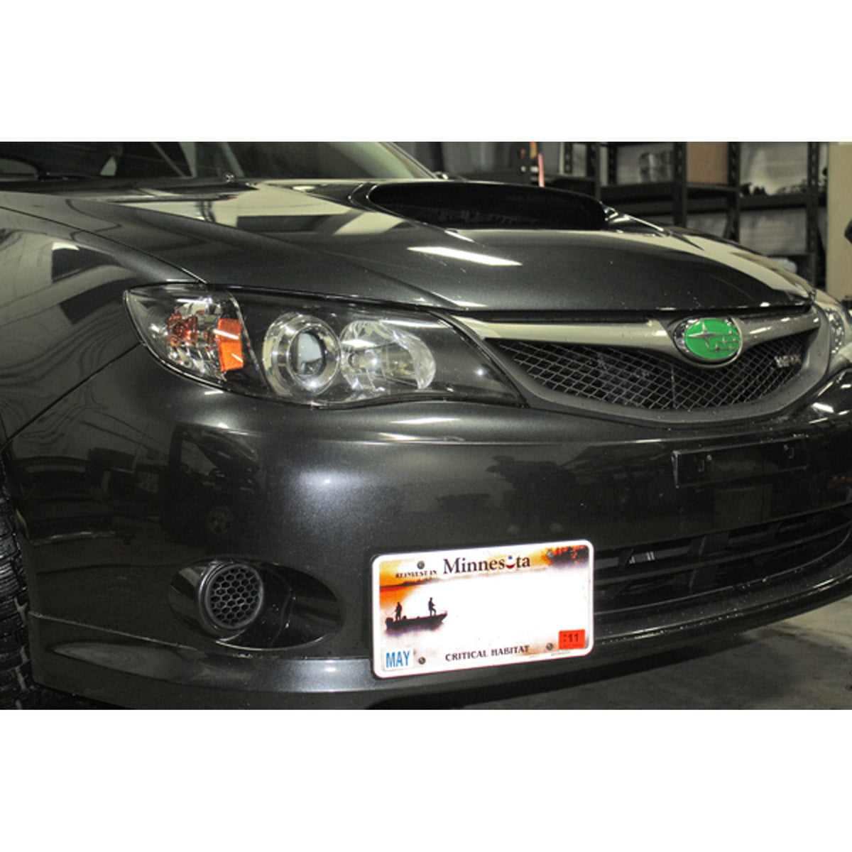 GrimmSpeed License Plate Relocation Kit - 2008-2014 Subaru WRX / STI - product image 3