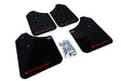 Rally Armor 2002-07 Subaru WRX STI Black UR Mud Flap Red Logo mud flap set