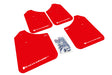 Rally Armor 2002-07 Subaru WRX STI Red UR Mud Flap White Logo mud flap set