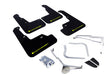 Rally Armor 2015-21 Subaru WRX & STI Black UR Mud Flap Caliper Green Logo mud flap set