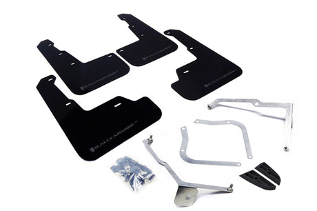Rally Armor 2015-21 Subaru WRX & STI Black UR Mud Flap Grey Logo mud flap set