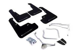 Rally Armor 2015-21 Subaru WRX & STI Black UR Mud Flap Silver Logo mud flap set
