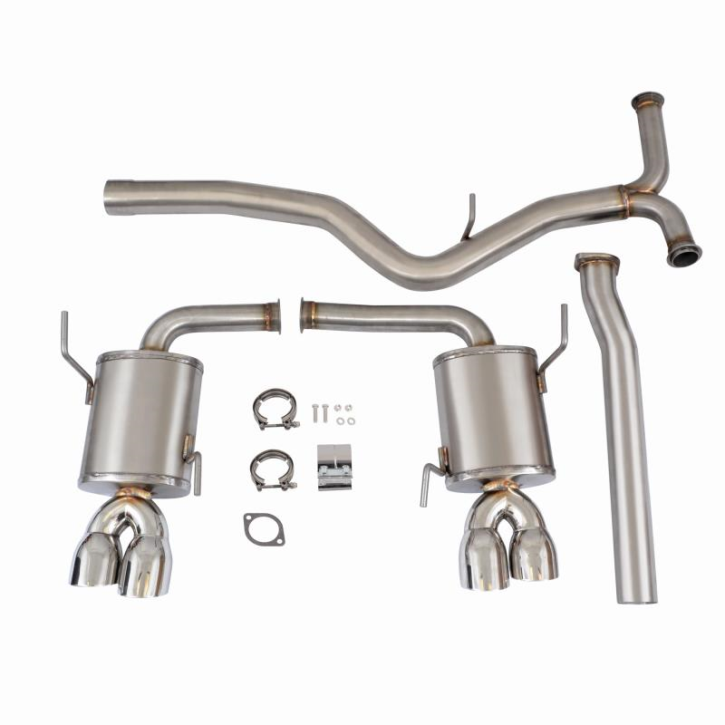 Mishimoto 3in Stainless Steel Cat-Back Exhaust - 2015-2021 Subaru WRX / 2015-2021 STI