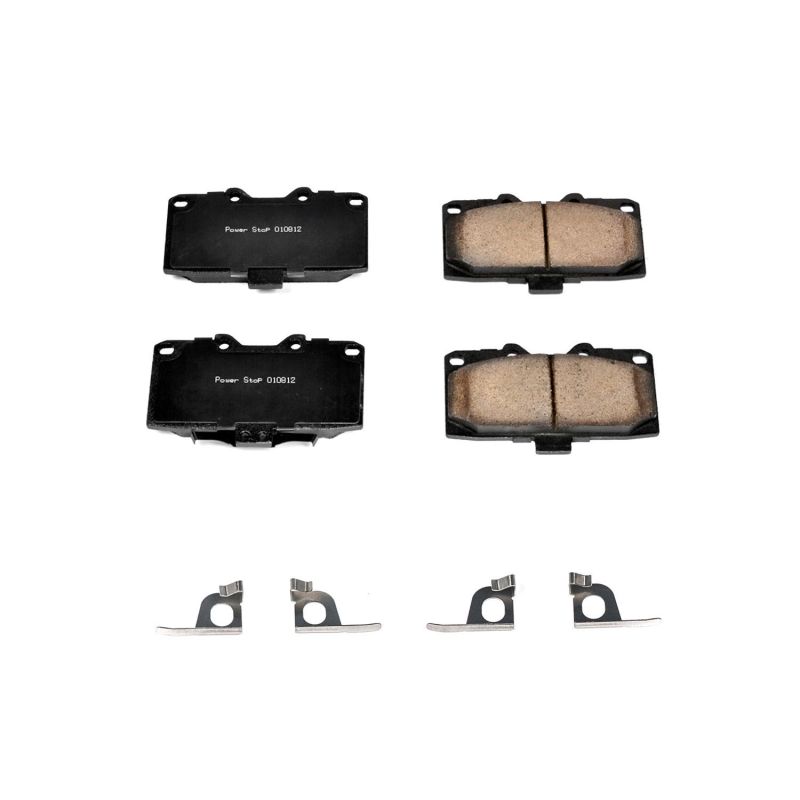 PowerStop Front Z17 Evolution Ceramic Brake Pads w/ Hardware - 2006-2007 Subaru Impreza