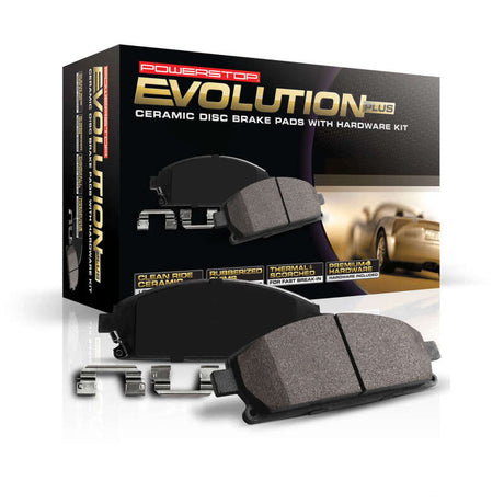 PowerStop Front Z17 Evolution Ceramic Brake Pads w/ Hardware - 2006-2007 Subaru Impreza