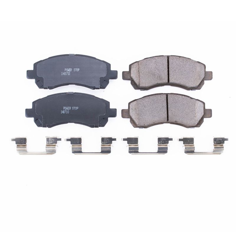 PowerStop Front Z17 Evolution Ceramic Brake Pads w/ Hardware - 1997-2001 Subaru Impreza