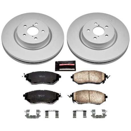PowerStop Front Z17 Evolution Geomet Coated Brake Kit - 2014-2018 Subaru Forester