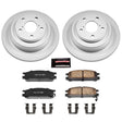 PowerStop Rear Z17 Evolution Geomet Coated Brake Kit - 1993-1996 Subaru Impreza