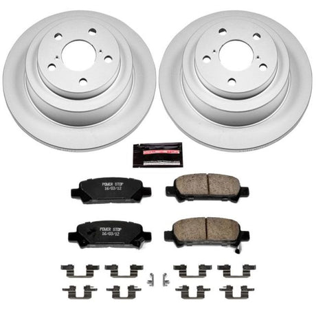 PowerStop Rear Z17 Evolution Geomet Coated Brake Kit - 1998-2003 Subaru Forester