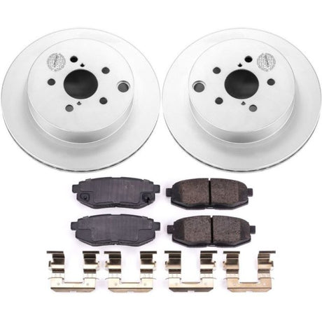 PowerStop Rear Z17 Evolution Geomet Coated Brake Kit - 2014-2018 Subaru Forester