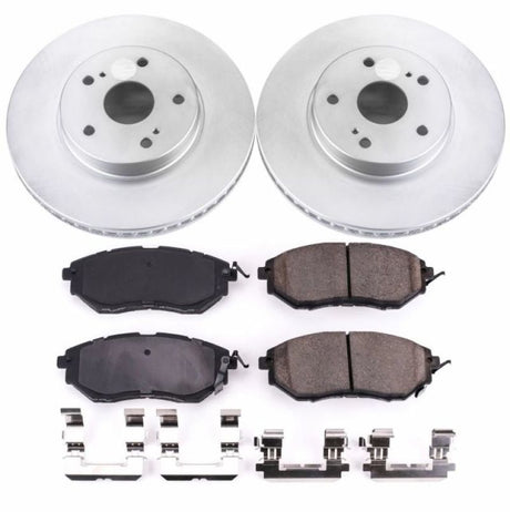 PowerStop Front Z17 Evolution Geomet Coated Brake Kit - 2015 Subaru Legacy