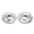 PowerStop Front Evolution Drilled & Slotted Rotors - Pair - 2019 Subaru Crosstrek