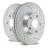 PowerStop Rear Evolution Drilled & Slotted Rotor - Pair - 2019-2020 Subaru Ascent