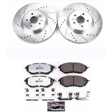 PowerStop Front Z26 Street Warrior Brake Kit - 2014-2018 Subaru Forester