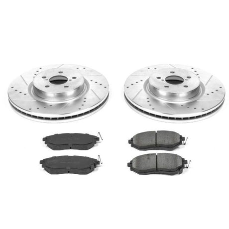 PowerStop Front Z23 Evolution Sport Brake Kit - 2014-2018 Subaru Forester