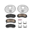 PowerStop Front Z23 Evolution Sport Brake Kit - 1993-1996 Subaru Impreza