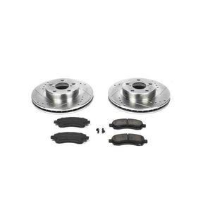 PowerStop Front Z23 Evolution Sport Brake Kit - 1997-2001 Subaru Impreza