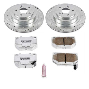 PowerStop Rear Z26 Street Warrior Brake Kit - 2006-2007 Subaru Impreza