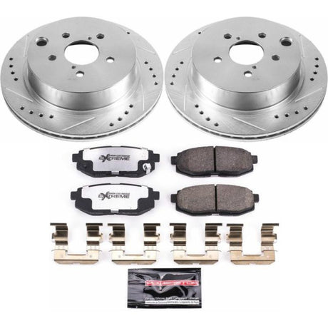 PowerStop Rear Z26 Street Warrior Brake Kit - 2014-2018 Subaru Forester