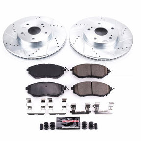PowerStop Front Z23 Evolution Sport Brake Kit - 2015 Subaru Legacy