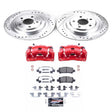 PowerStop Rear Z26 Street Warrior Brake Kit w/ Calipers - 2005-2009 Subaru Legacy