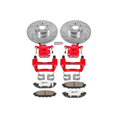 PowerStop Rear Z26 Street Warrior Brake Kit w/ Calipers - 2009-2013 Subaru Forester