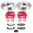 PowerStop Rear Z26 Street Warrior Brake Kit w/ Calipers - 2010-2014 Subaru Legacy