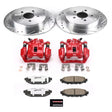 PowerStop Rear Z26 Street Warrior Brake Kit w/ Calipers - 2005 Subaru Legacy
