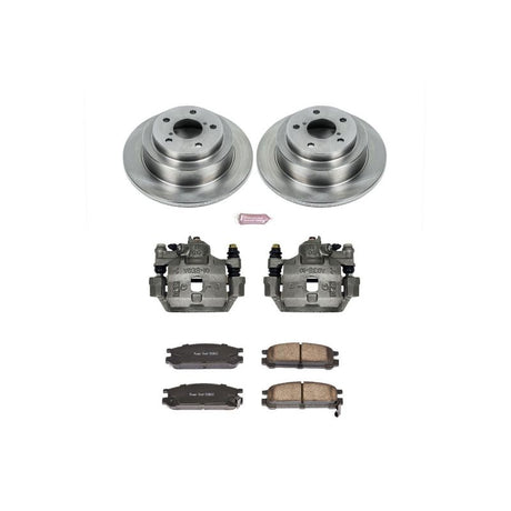 PowerStop Rear Autospecialty Brake Kit w/ Calipers - 1993-1996 Subaru Impreza