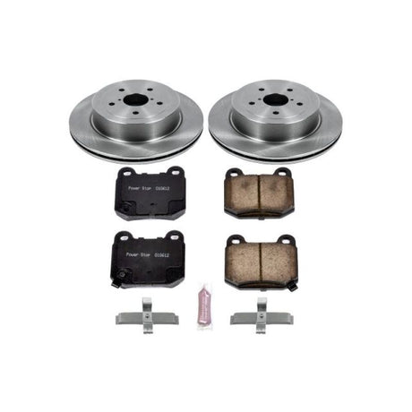 PowerStop Rear Autospecialty Brake Kit - 2005-2007 Subaru Impreza