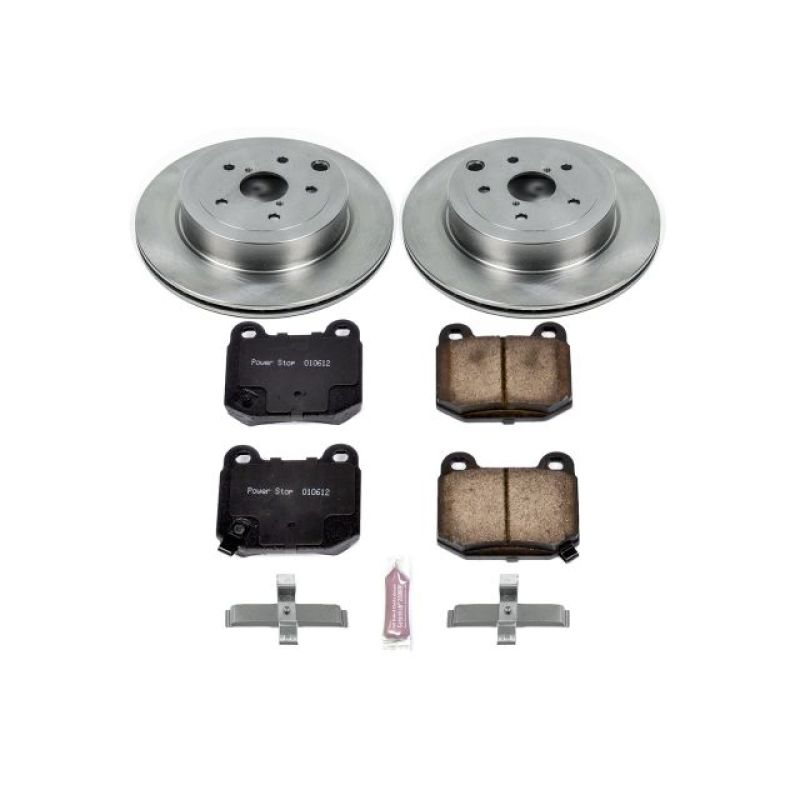 PowerStop Rear Autospecialty Brake Kit - 2008-2014 Subaru Impreza