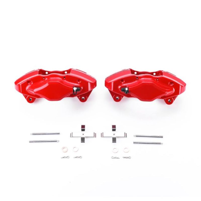 PowerStop Rear Red Calipers w/o Brackets - Pair - 2008-2014 Subaru Impreza