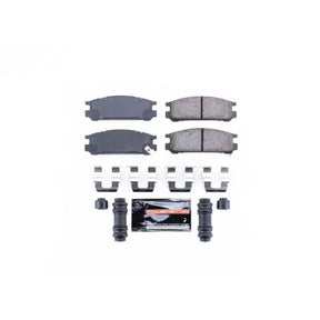 PowerStop Rear Z23 Evolution Sport Brake Pads w/ Hardware - 1993-1996 Subaru Impreza