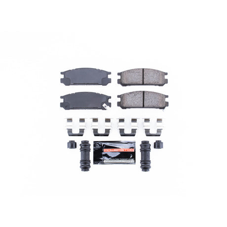 PowerStop Rear Z23 Evolution Sport Brake Pads w/ Hardware - 1993-1996 Subaru Impreza