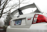 PERRIN Wing Stabilizer in Black (Sedan Only) for 2011-2014 Subaru STI