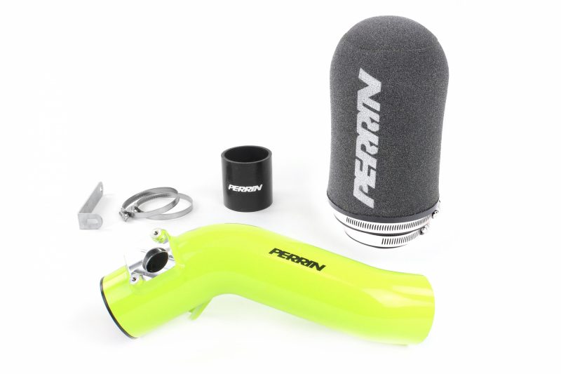 PERRIN Cold Air Intake in Neon Yellow for 2018-2021 Subaru STI